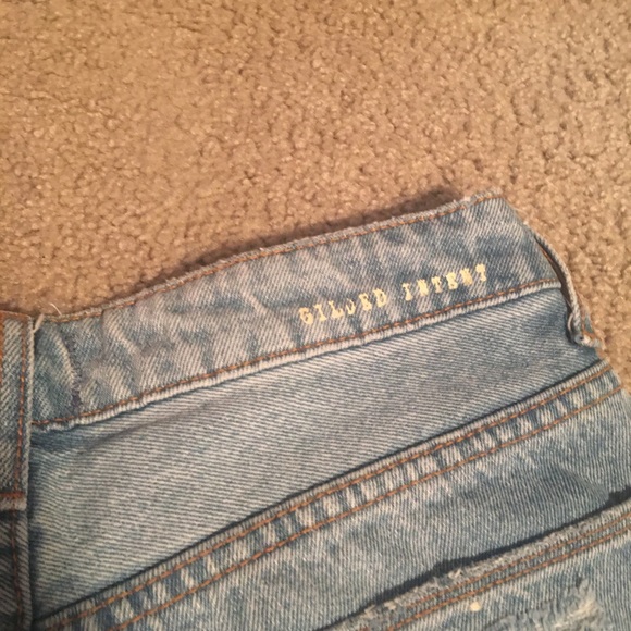 Gilded Intent distressed denim jeans Sz 25 - Picture 12 of 13